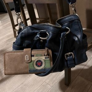 Fossil bag with wallet